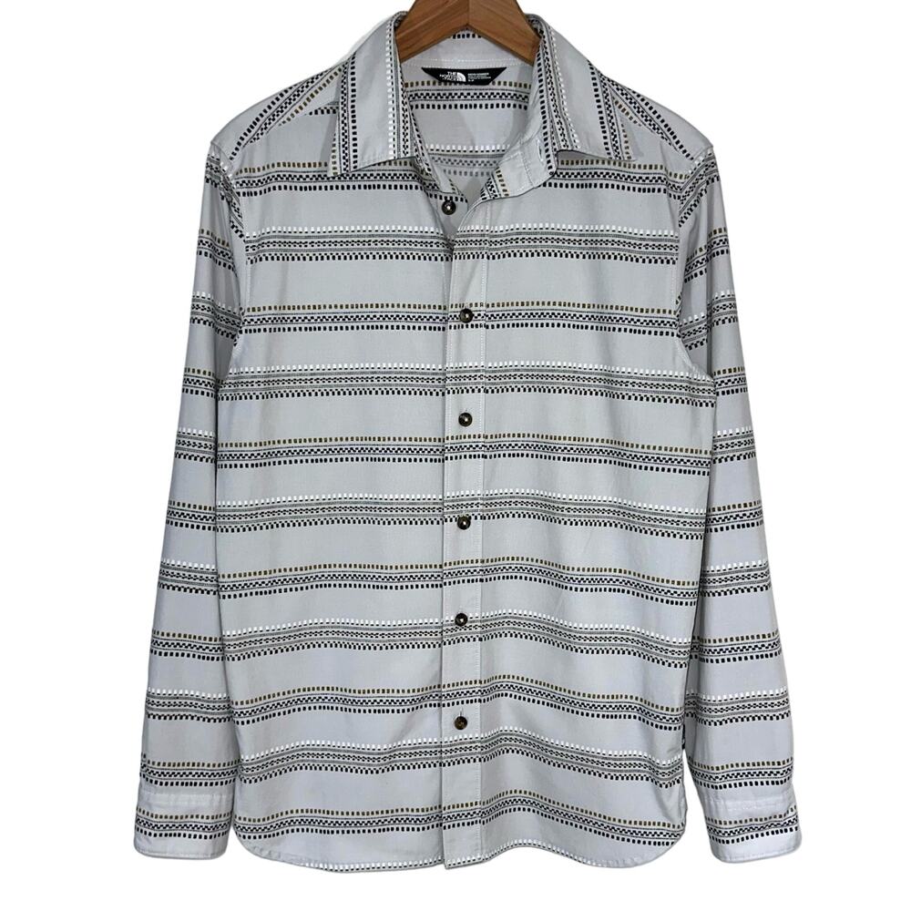The North Face Men’s Western Striped Woven Button Up Shirt Size Small